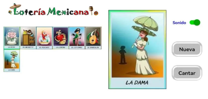 Lotería Mexicana android App screenshot 0