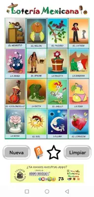 Lotería Mexicana android App screenshot 3